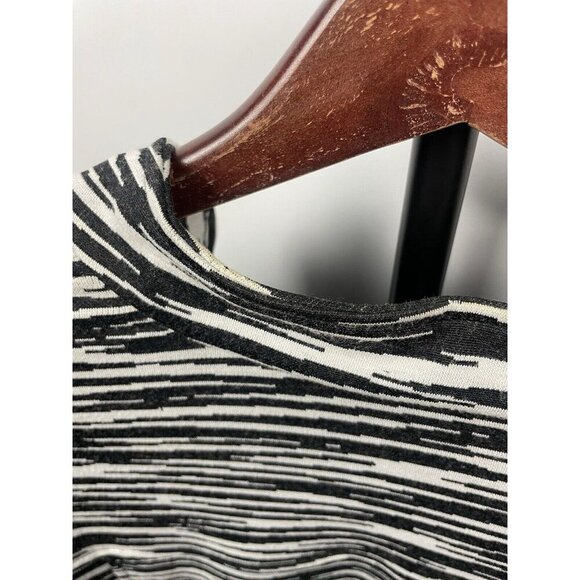 Chico’s Black White Zebra Geometric Print Open Front Long Sleeve Blazer Sz XL/16 - Picture 7 of 8